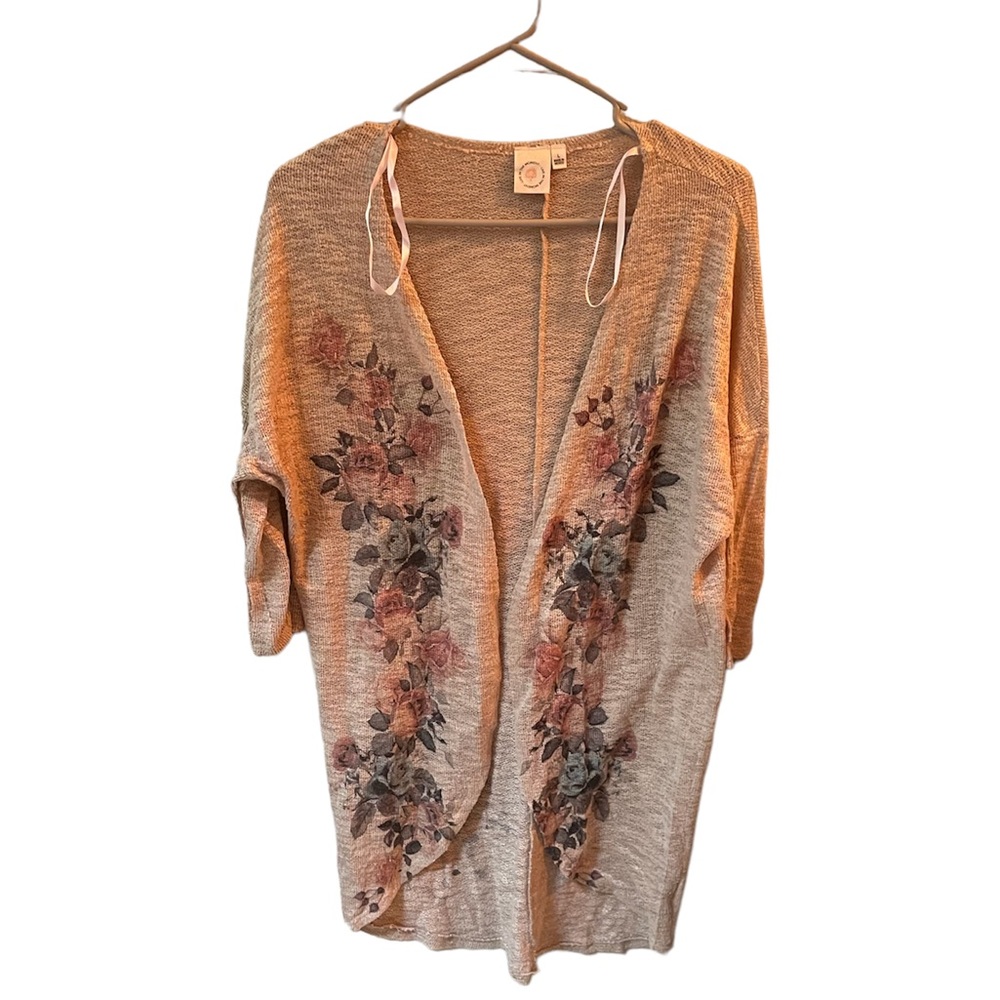 Floral cardigan